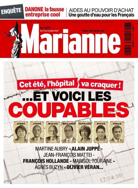 Marianne – 07 juillet 2022 Cover
