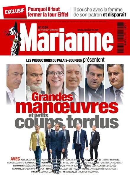 Marianne – 30 juin 2022 Cover