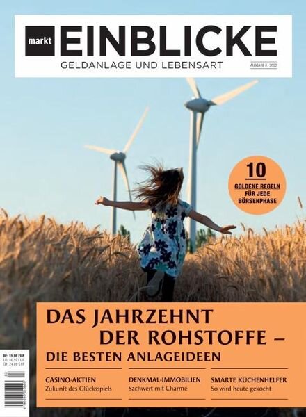 marktEINBLICKE – 22 Juli 2022 Cover