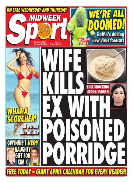 Midweek Sport – March 31, 2021 Cover