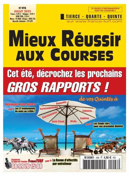 Mieux Reussir aux Courses – Juillet 2022 Cover
