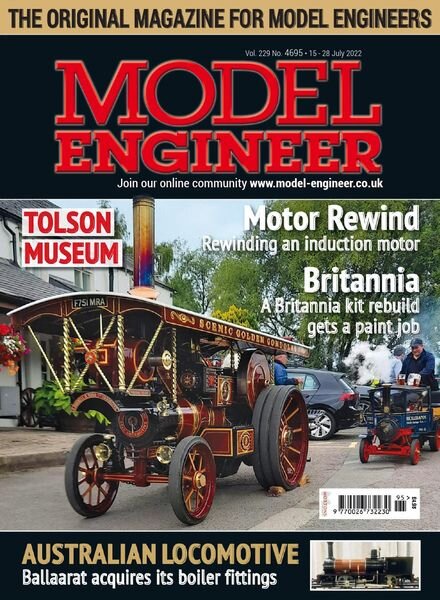 Model Engineer – 15 July 2022 Cover