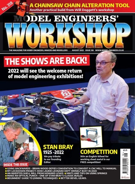 Model Engineers’ Workshop – August 2022 Cover