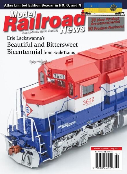 Model Railroad News – July 2022 Cover