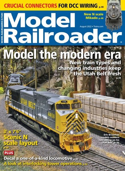 Model Railroader – August 2022 Cover