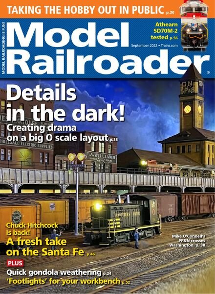 Model Railroader – September 2022 Cover