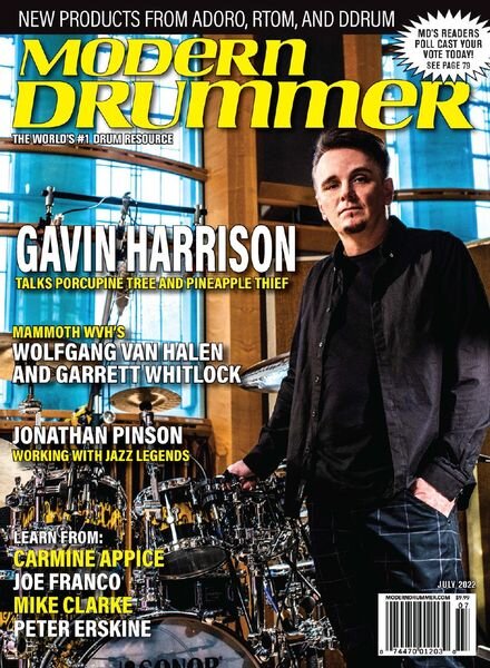 Modern Drummer Magazine – July 2022 Cover