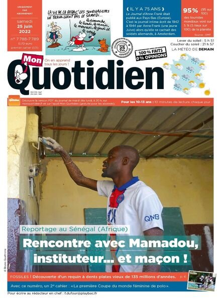 Mon Quotidien – 25 juin 2022 Cover