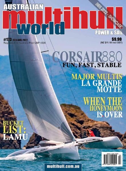 Multihull World – Issue 173 – July-August 2022 Cover