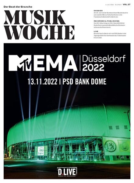 MusikWoche – 04 Juli 2022 Cover