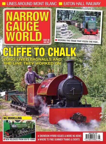 Narrow Gauge World – Issue 168 – August 2022 Cover
