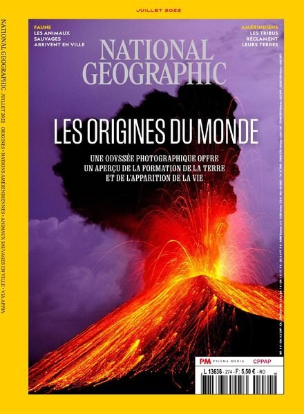 National Geographic France – Juillet 2022 Cover