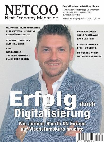 Netcoo Next Economy Magazine – Juni 2022 Cover