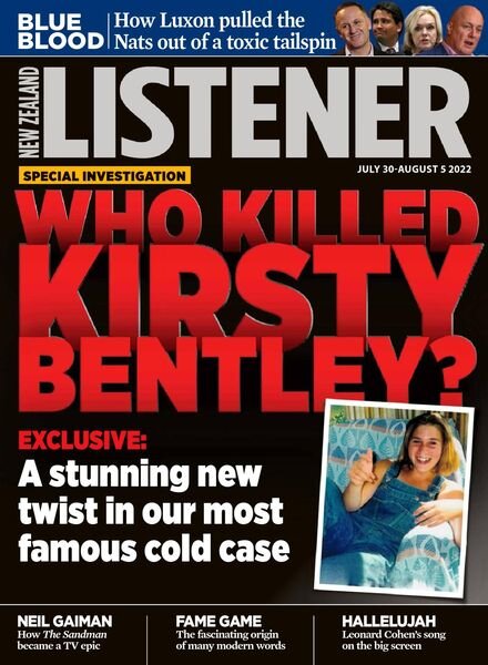 New Zealand Listener – July 30 2022 Cover