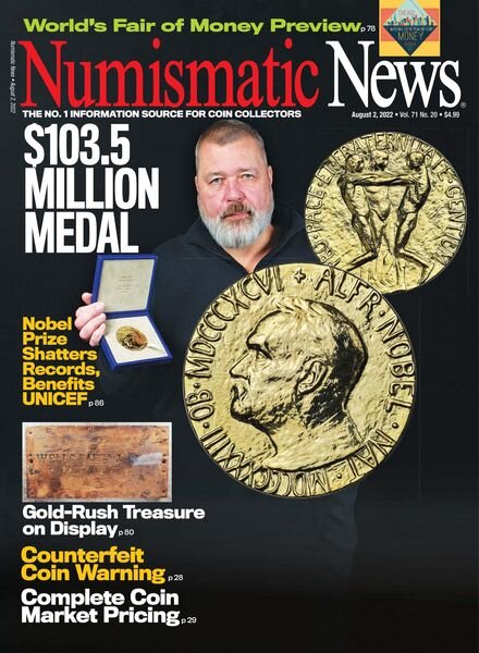 Numismatic News – 22 July 2022 Cover