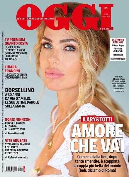 Oggi – 21 luglio 2022 Cover