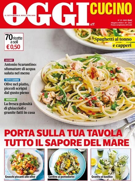 Oggi Cucino – 21 luglio 2022 Cover