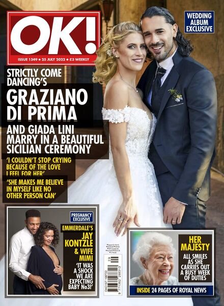 OK! Magazine UK – Issue 1349 – 25 July 2022 Cover