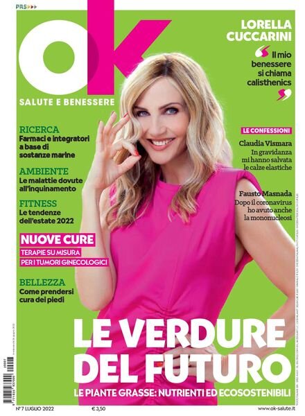 Ok Salute e Benessere – Luglio 2022 Cover