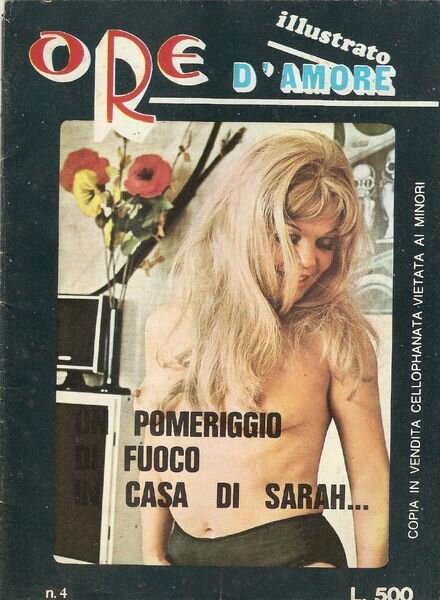 Ore d’Amore Illustrato – n. 4 20-3-1974 Cover