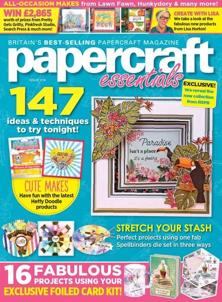 Papercraft Essentials – Issue 214 – July 2022 Cover