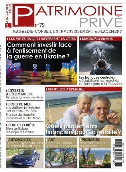 Patrimoine Prive – Juin-Aout 2022 Cover