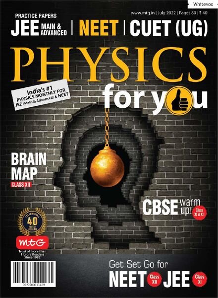 Physics For You – July 2022 Cover