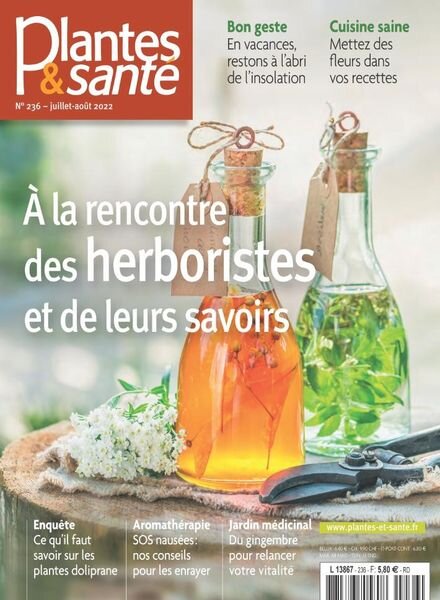 Plantes & Sante – Juillet-Aout 2022 Cover