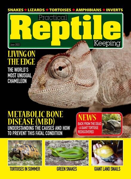 Practical Reptile Keeping – June 2022 Cover