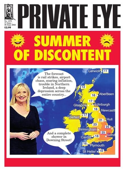 Private Eye Magazine – Issue 1575 – 17 June 2022 Cover