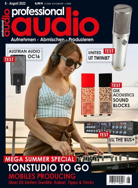 Professional Audio – August 2022 Cover