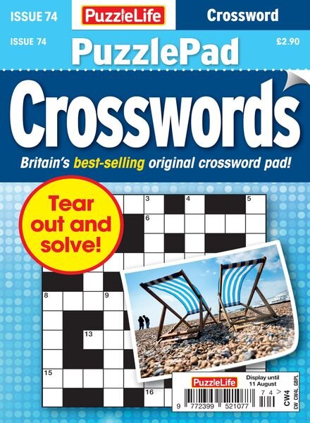 PuzzleLife PuzzlePad Crosswords – 14 July 2022 Cover