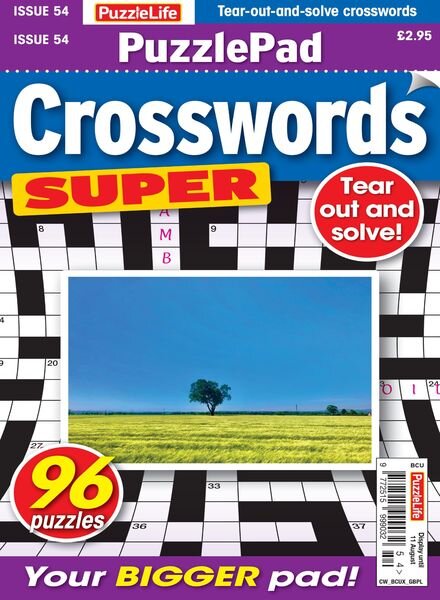 PuzzleLife PuzzlePad Crosswords Super – 14 July 2022 Cover