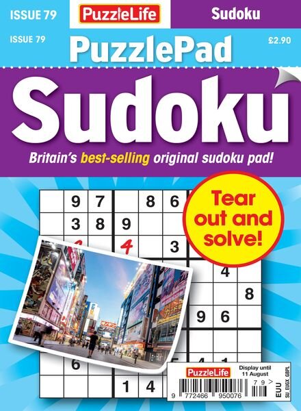 PuzzleLife PuzzlePad Sudoku – 14 July 2022 Cover