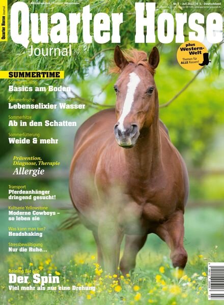 Quarter Horse Journal – 27 Juni 2022 Cover