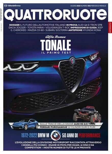 Quattroruote Italia – giugno 2022 Cover