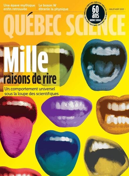 Quebec Science – Juillet-Aout 2022 Cover
