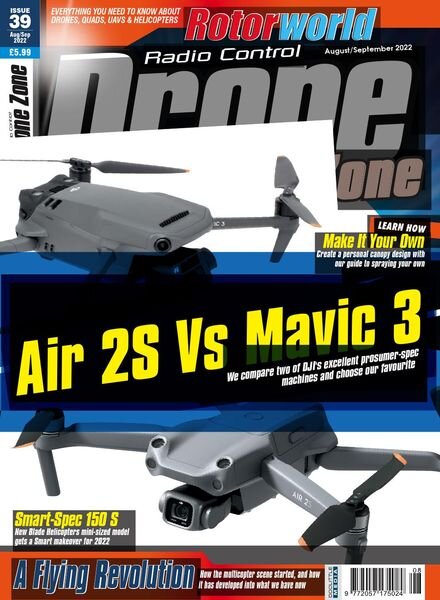 Radio Control DroneZone – Issue 39 – August-September 2022 Cover