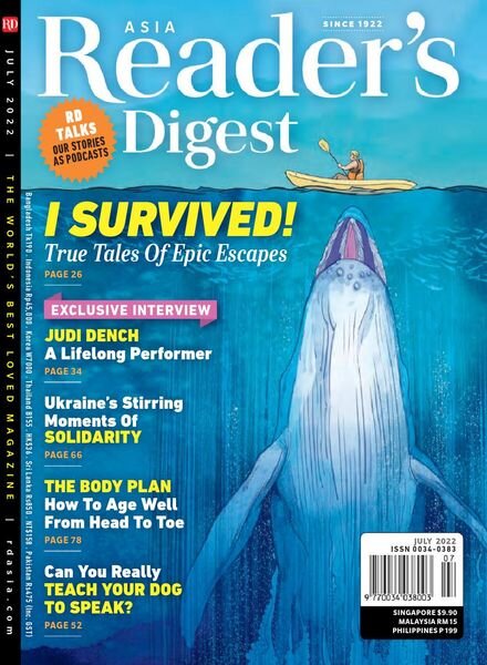 Reader’s Digest Asia – July 2022 Cover