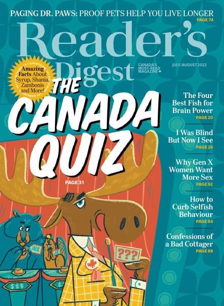 Reader’s Digest Canada – July 2022 Cover