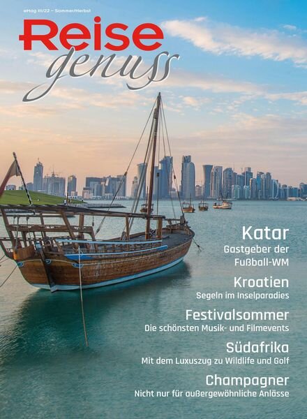 Reisegenuss – Juli 2022 Cover