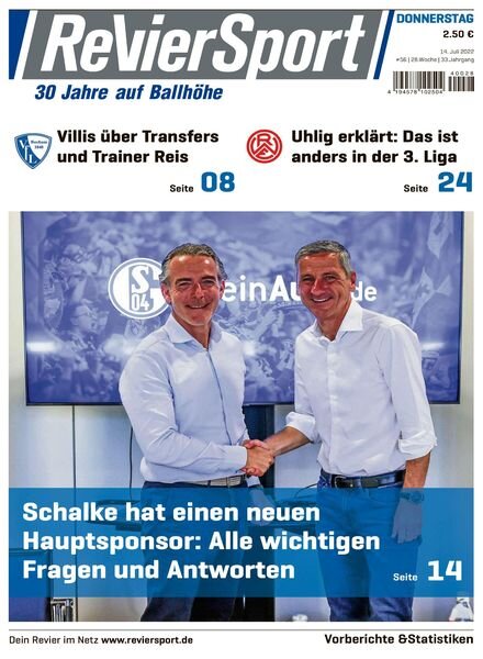 RevierSport – 14 Juli 2022 Cover