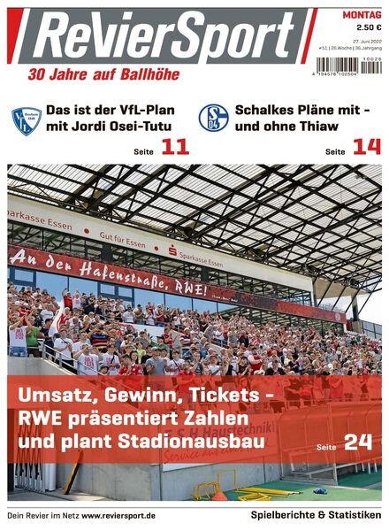 RevierSport – 27 Juni 2022 Cover