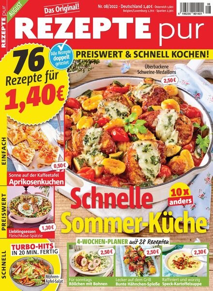 REZEPTE pur – Juli 2022 Cover