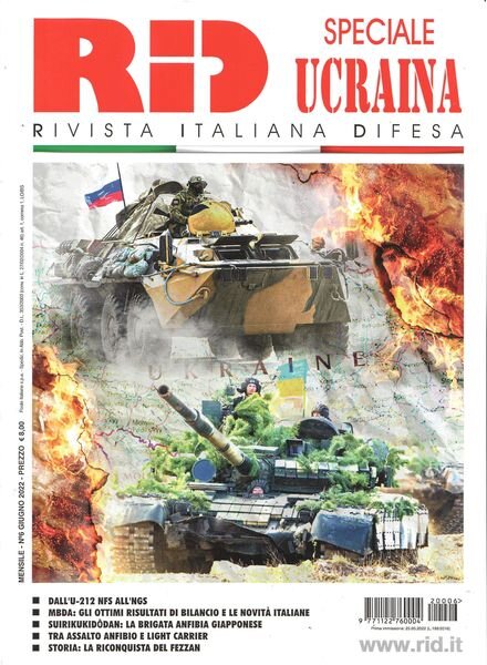 Rivista Italiana Difesa – Giugno 2022 Cover