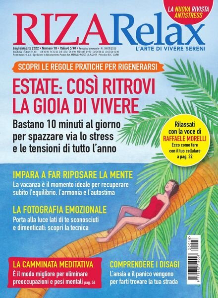 Riza Relax – Luglio-Agosto 2022 Cover