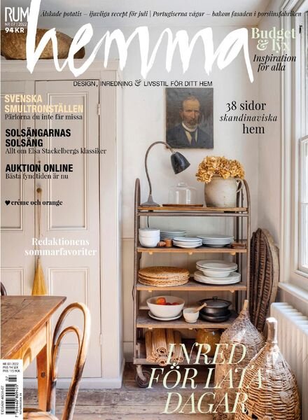 Rum Hemma – juli 2022 Cover