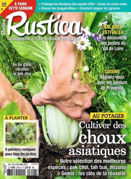 Rustica – 15 juillet 2022 Cover