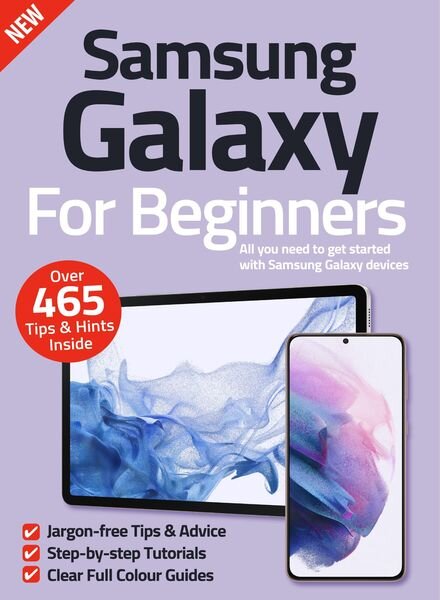 Samsung Galaxy For Beginners – July 2022 Cover