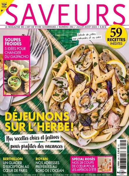 Saveurs France – Juillet-Aout 2022 Cover